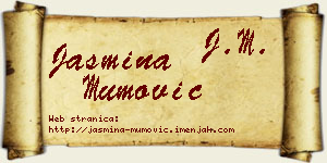 Jasmina Mumović vizit kartica